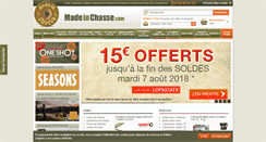 Desktop Screenshot of madeinchasse.com